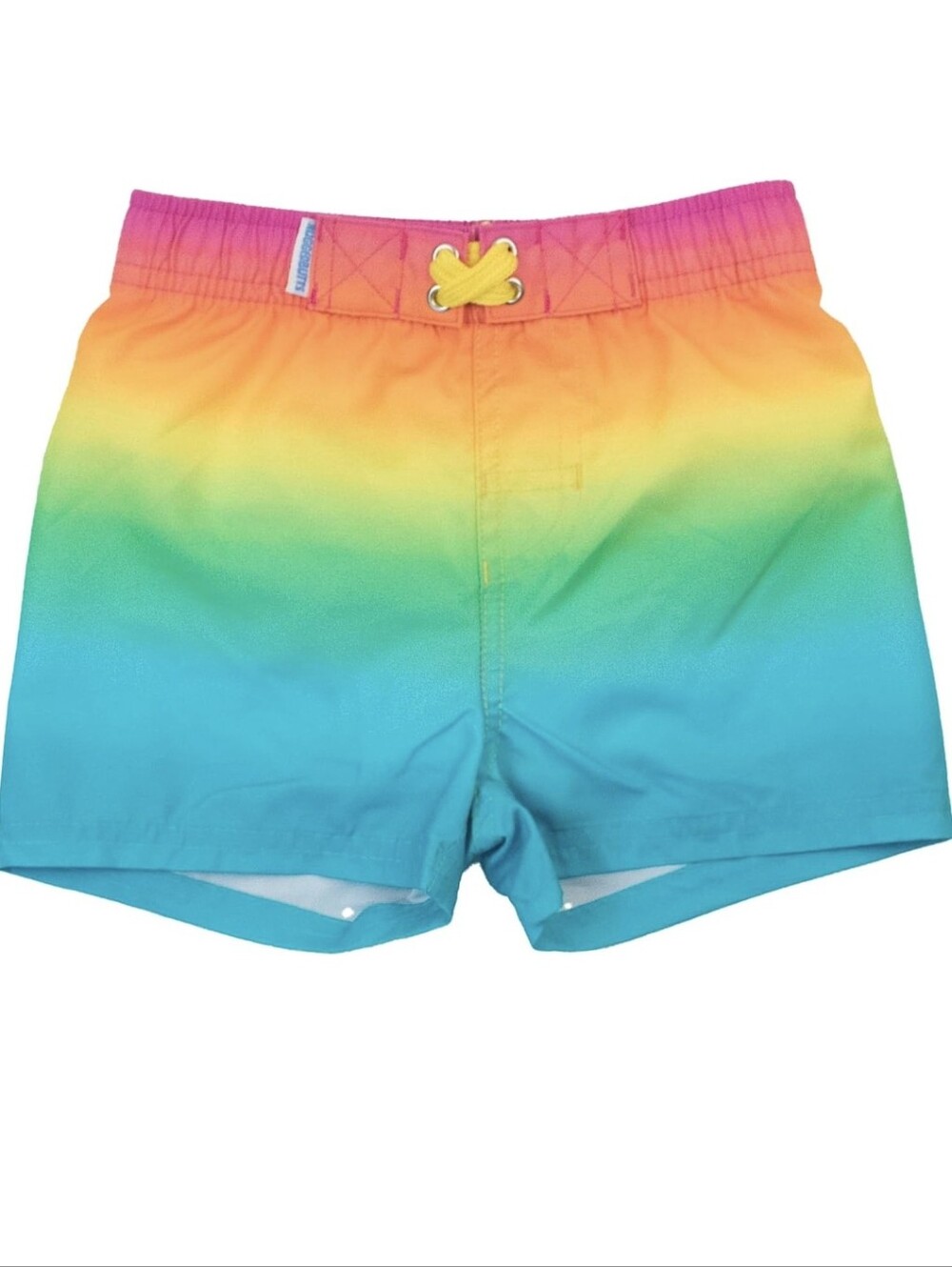 RUGGEDBUTTS Boys UPF50+ Sun Protection Striped Color Block Swim Trunks